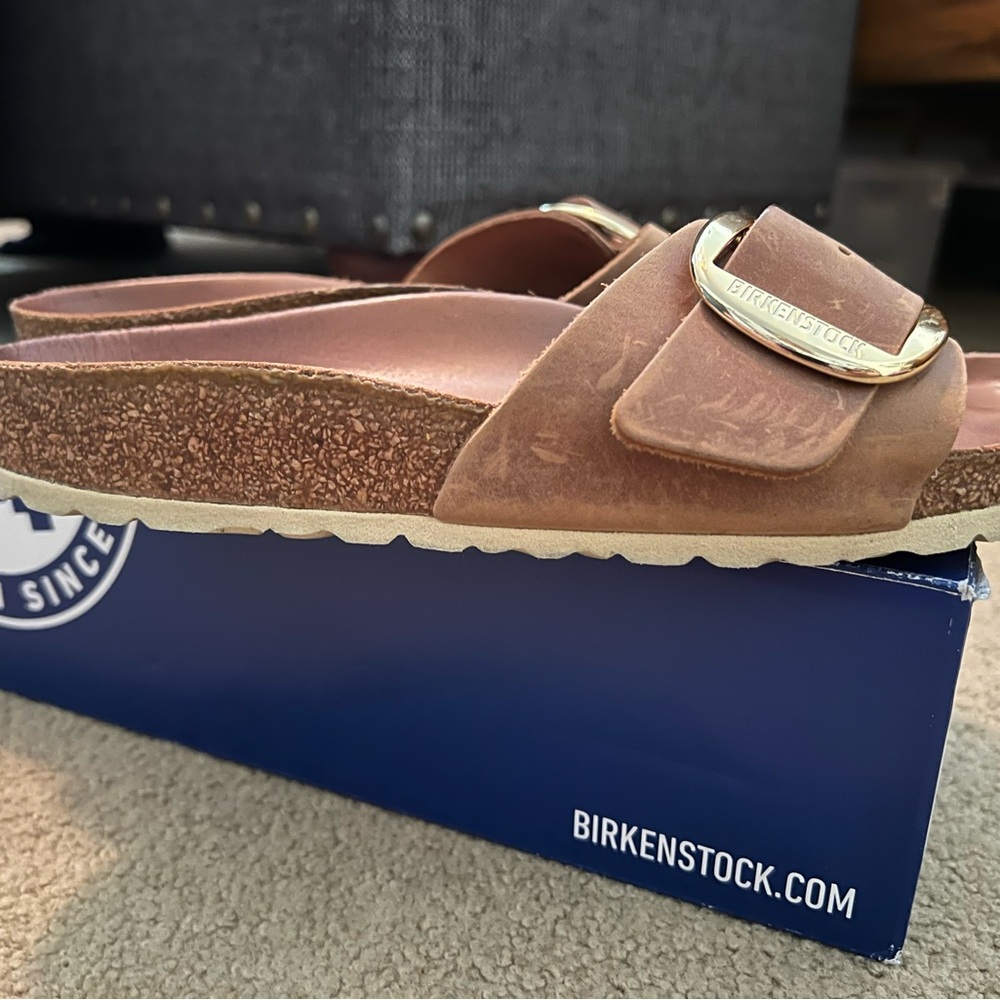 Birkenstock Madrid Big Buckle - cognac - Picture 2 of 4